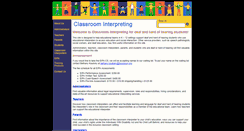 Desktop Screenshot of classroominterpreting.org